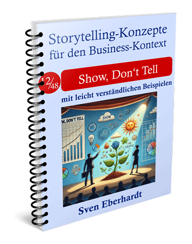 Cover Storytelling-Konzept Show, Don't Tell