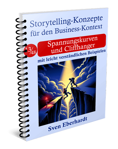 Cover Storytelling-Konzept Spannungskurven und Cliffhanger