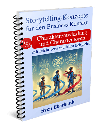 Cover Storytelling-Konzept Charakterentwicklung und -bogen