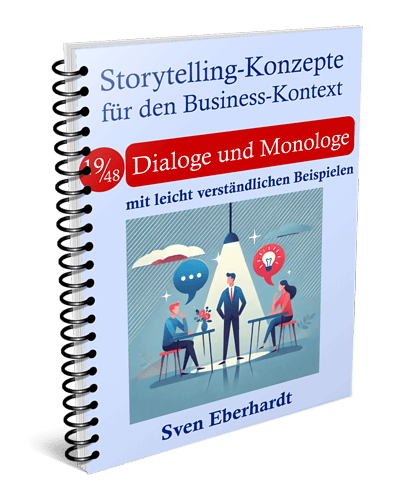 Cover Storytelling-Konzept Dialoge und Monologe