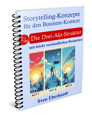 Cover Storytelling-Konzept Die Drei-Akt-Struktur