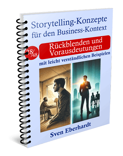 Cover Storytelling-Konzept Rückblenden und Vorausdeutungen