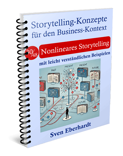 Cover Storytelling-Konzept Nonlineares Storytelling