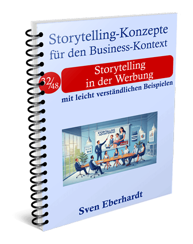 Cover Storytelling-Konzept Storytelling in der Werbung