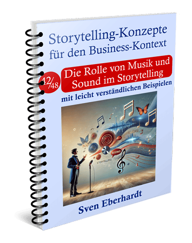 Cover Storytelling-Konzept Die Rolle von Musik und Sound im Storytelling