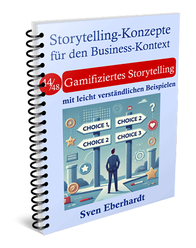 Cover Storytelling-Konzept Gamifiziertes Storytelling