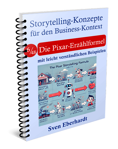 Cover Storytelling-Konzept Die Pixar-Erzählformel